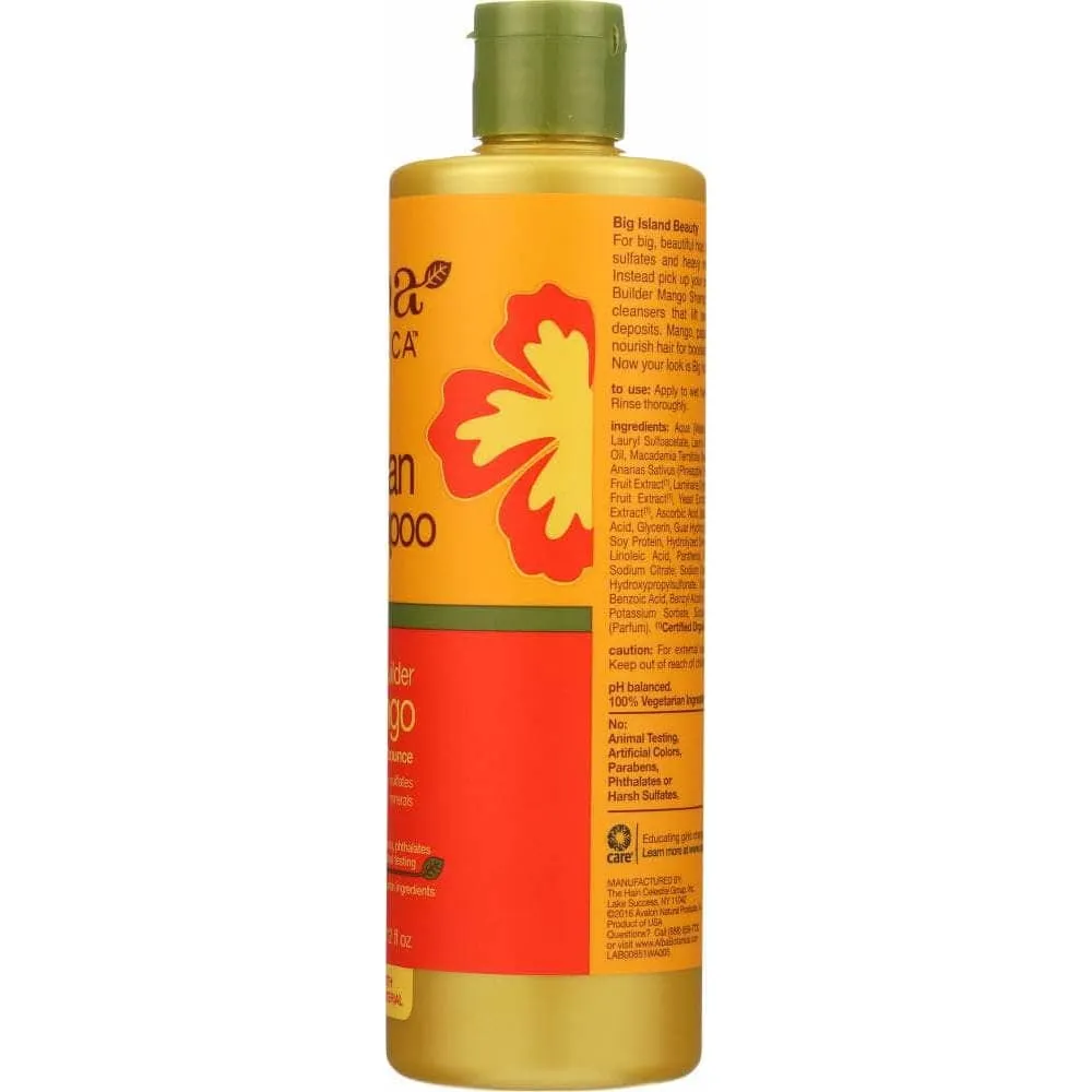 Alba Botanica Hawaiian Shampoo Body Builder Mango, 12 Oz (Case of 2)