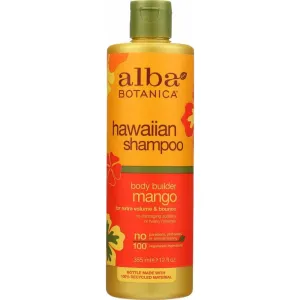 Alba Botanica Hawaiian Shampoo Body Builder Mango, 12 Oz (Case of 2)