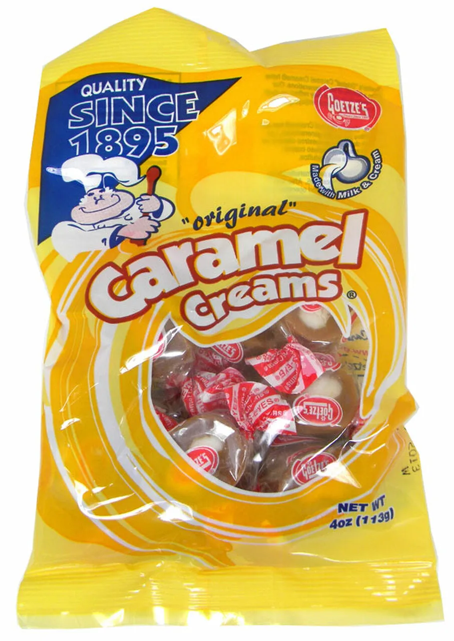 Caramel Creams 4oz Peg Bag