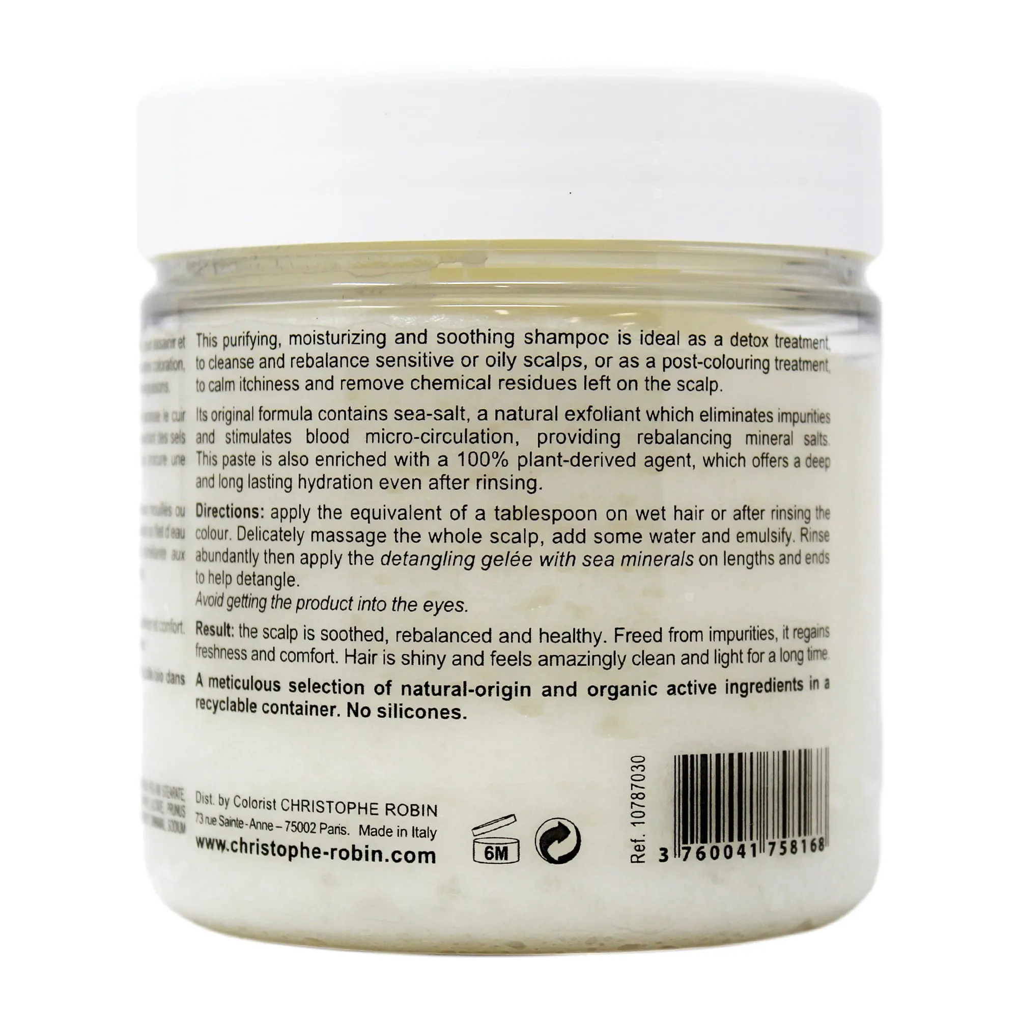 Cleansing Purifying Scrub with Sea Salt 250 ml by Christophe Robin