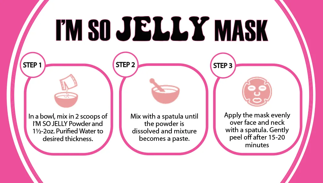 COLLAGEN  Firm   Stimulate  I'M SO JELLY (hydrojelly) MASK