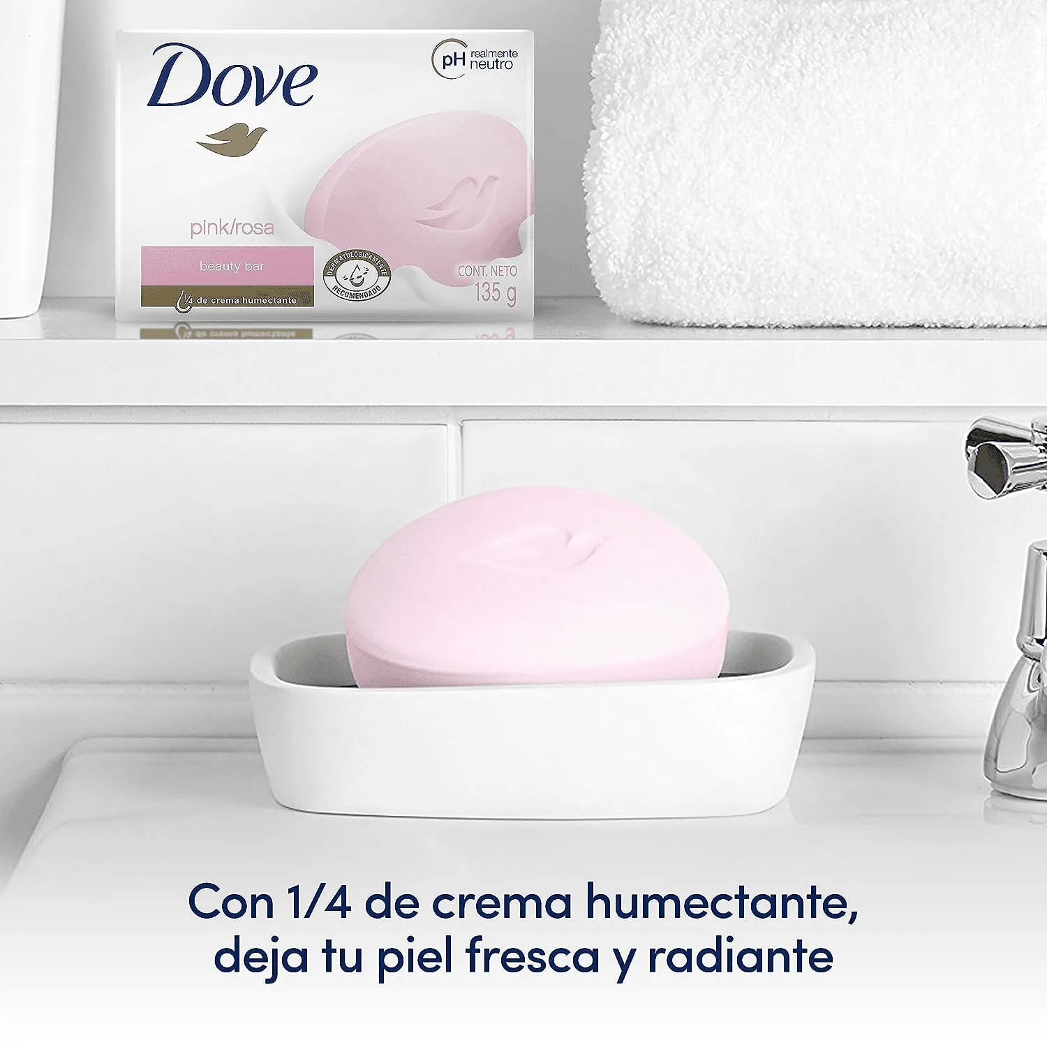 Dove Pink Rosa Soap 135g × 6 Pcs