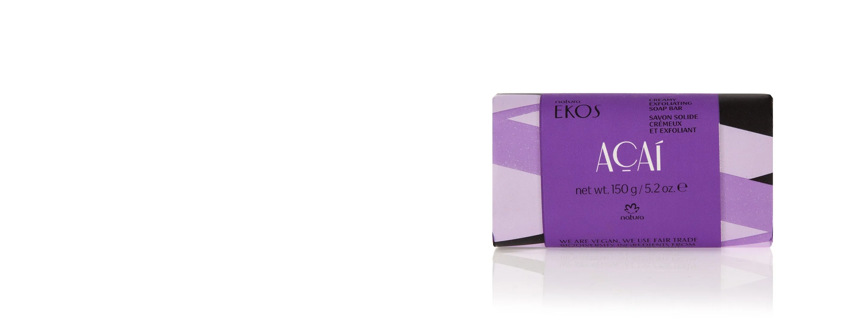 Ekos Açaí Creamy Exfoliating Soap bar