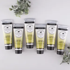 Eucalyptus Goat Milk Hand Cream, Set of 6