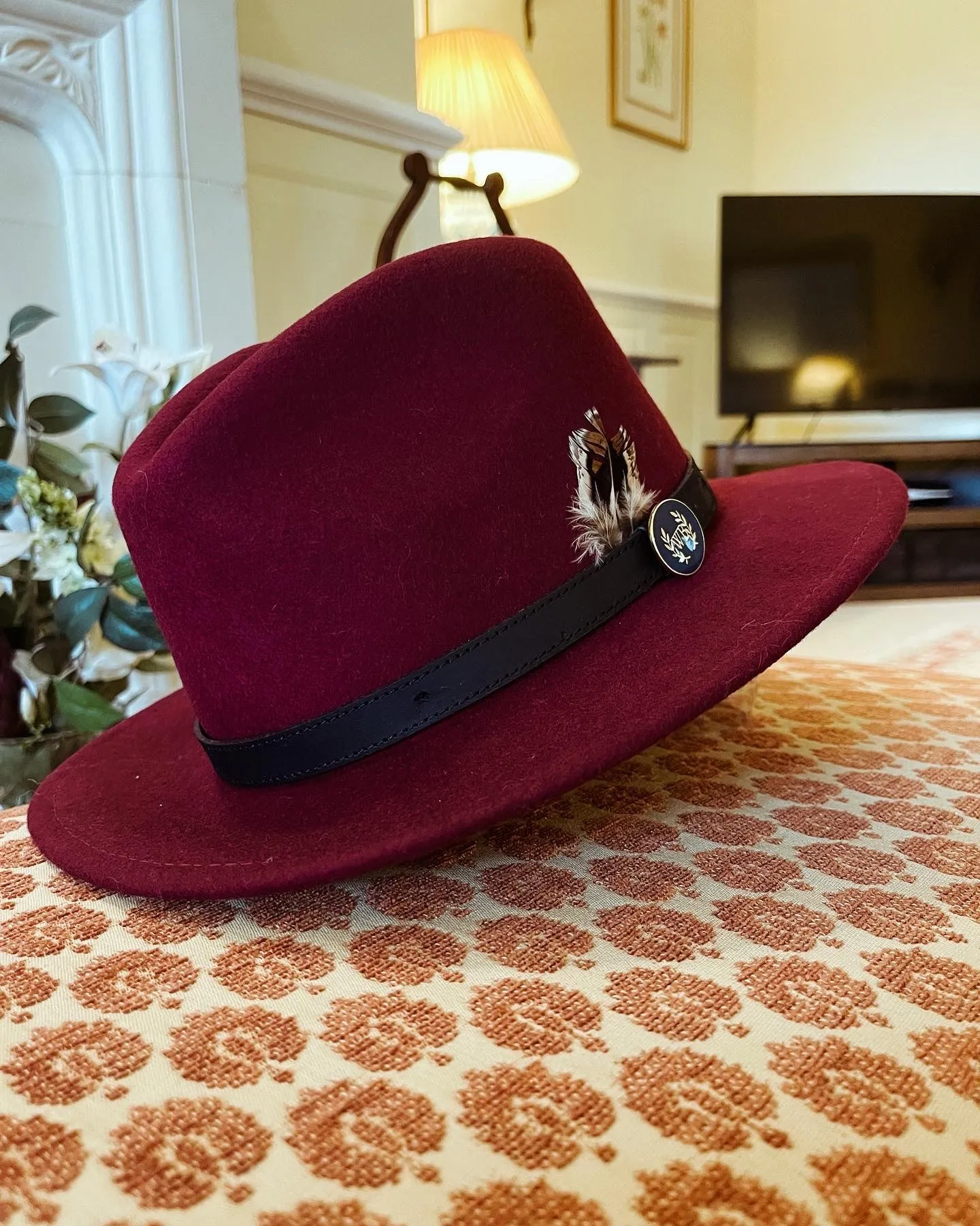 POPPY (Red Wine) Fedora