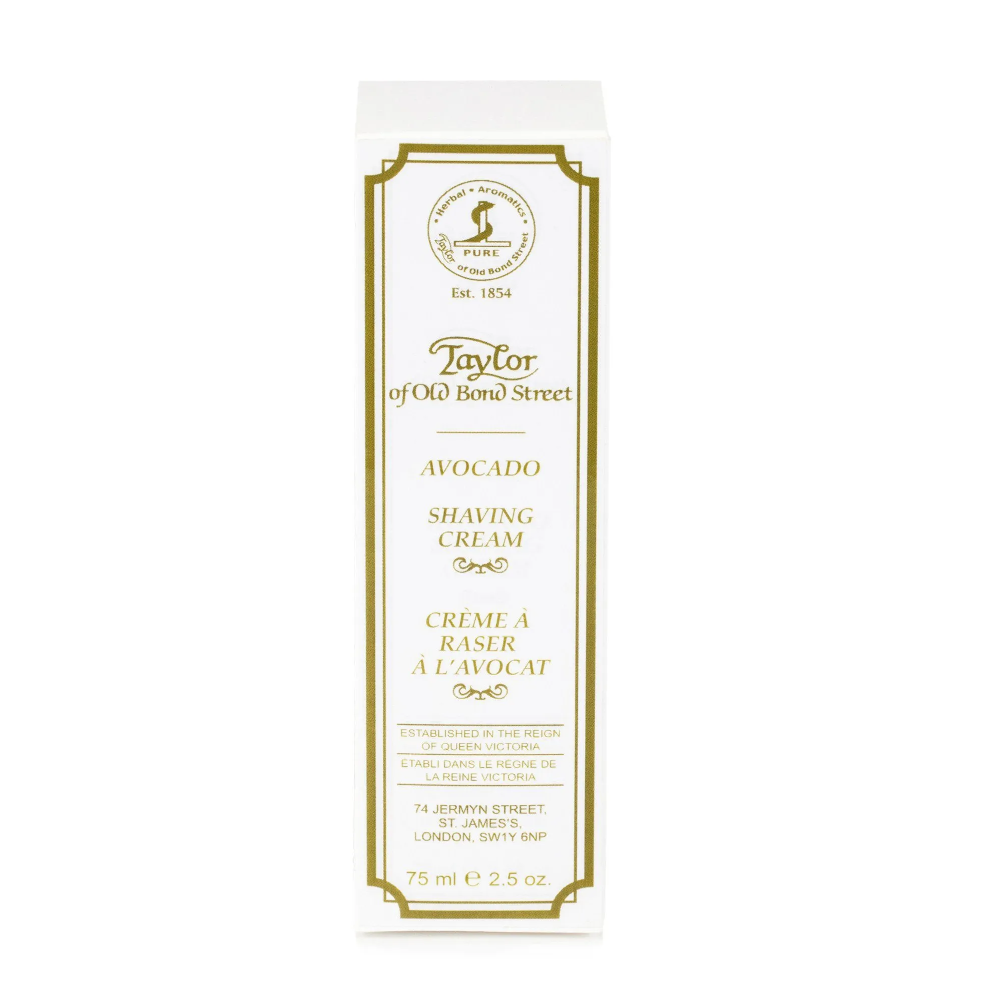 Taylor of Old Bond Street Classic Shaving Cream Travel Tube, Avocado