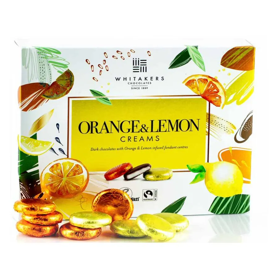 Whitakers 200g Orange & Lemon Creams